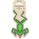 Frog Wood Sticker