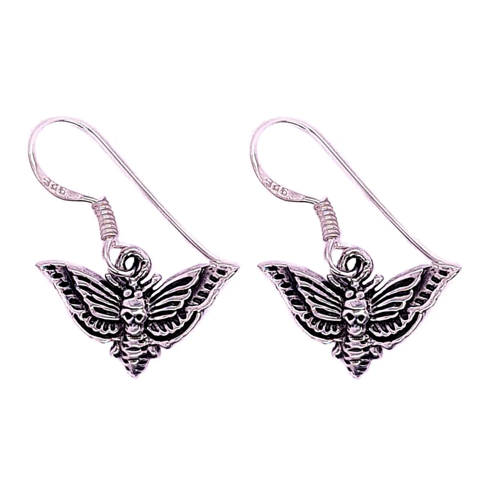 Death's-Head Hawk Moth Earrings $30.00