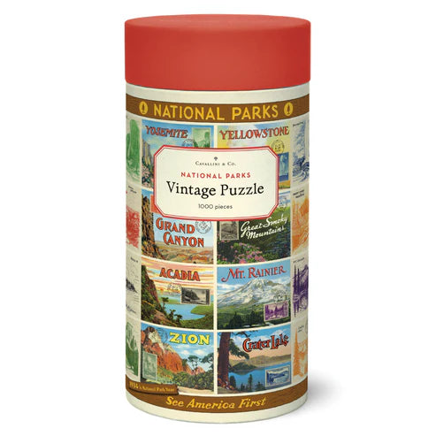 National Parks Posters 2 Vintage 1000 Puzzle