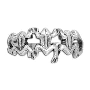 Three Frog Ring