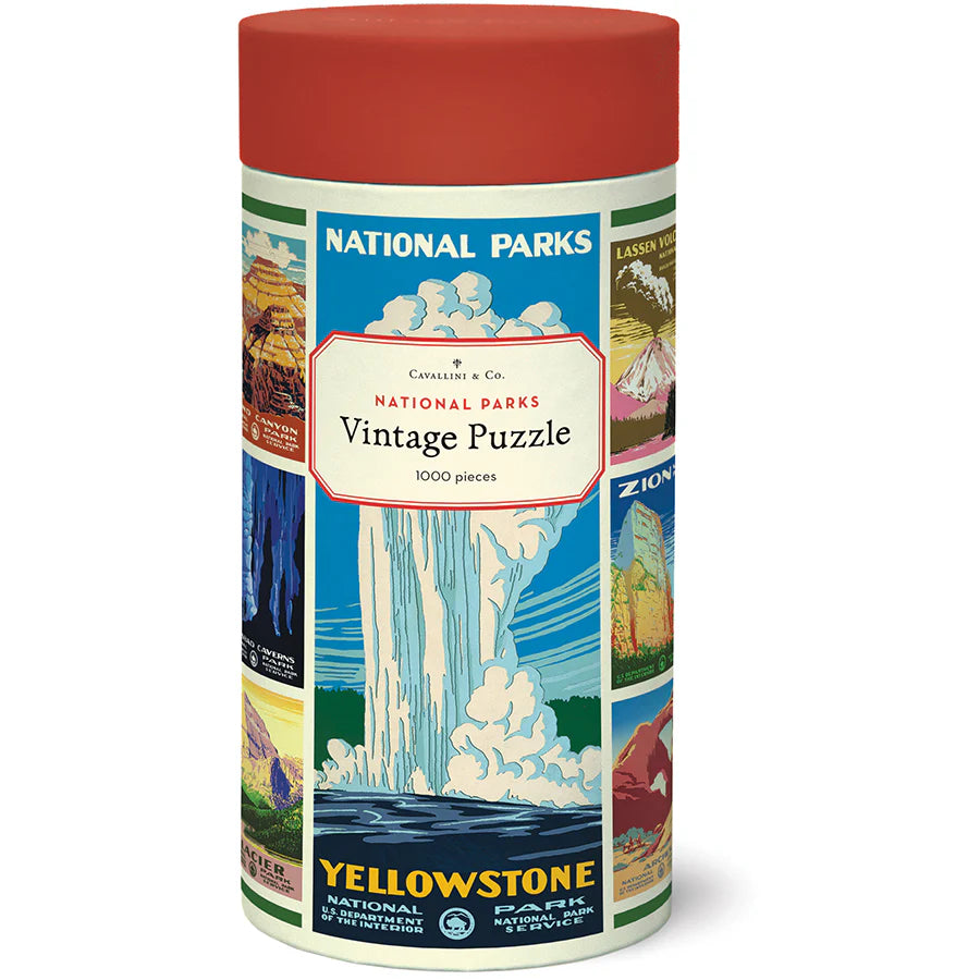 National Parks Posters 1 Vintage 1000 Puzzle