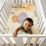 Hatchlings Dinosaur Crib Sheet
