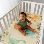 Hatchlings Dinosaur Crib Sheet