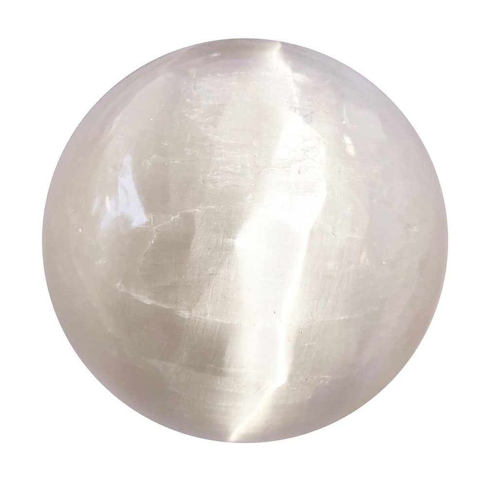 Selenite Sphere $26