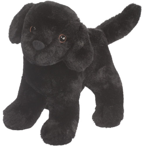 Standing Black Lab Plush