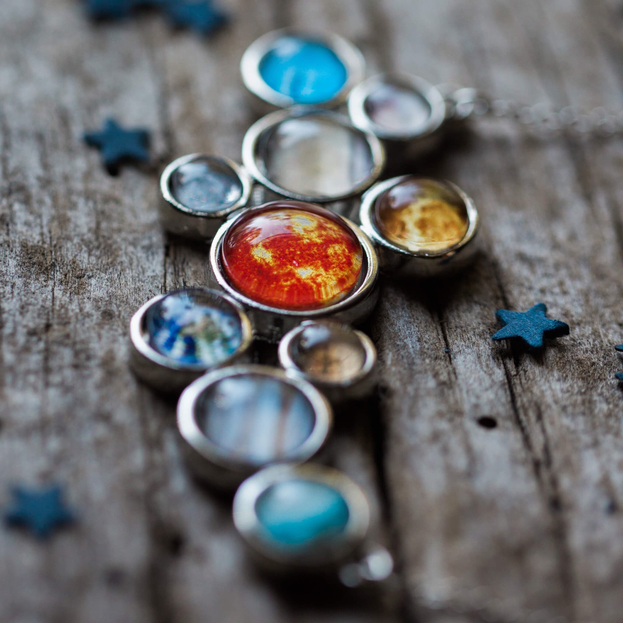 Solar System Bib Necklace