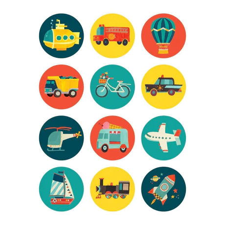 Mighty Transportation Mini Memory Match Game