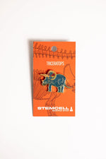 Triceratops Enamel Pin