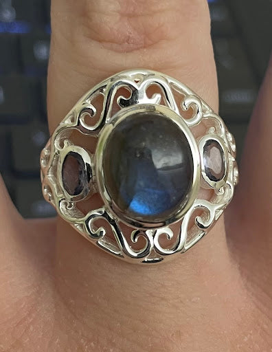 Labradorite Ring $90.00