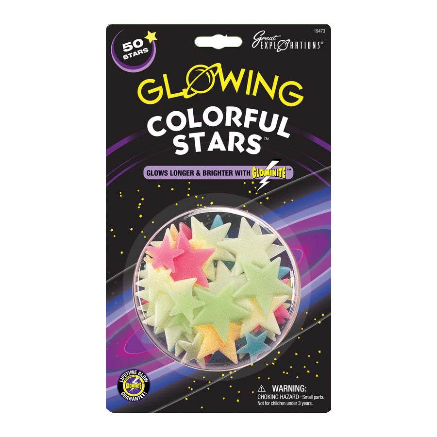 Colorful Glow in the Dark Stars