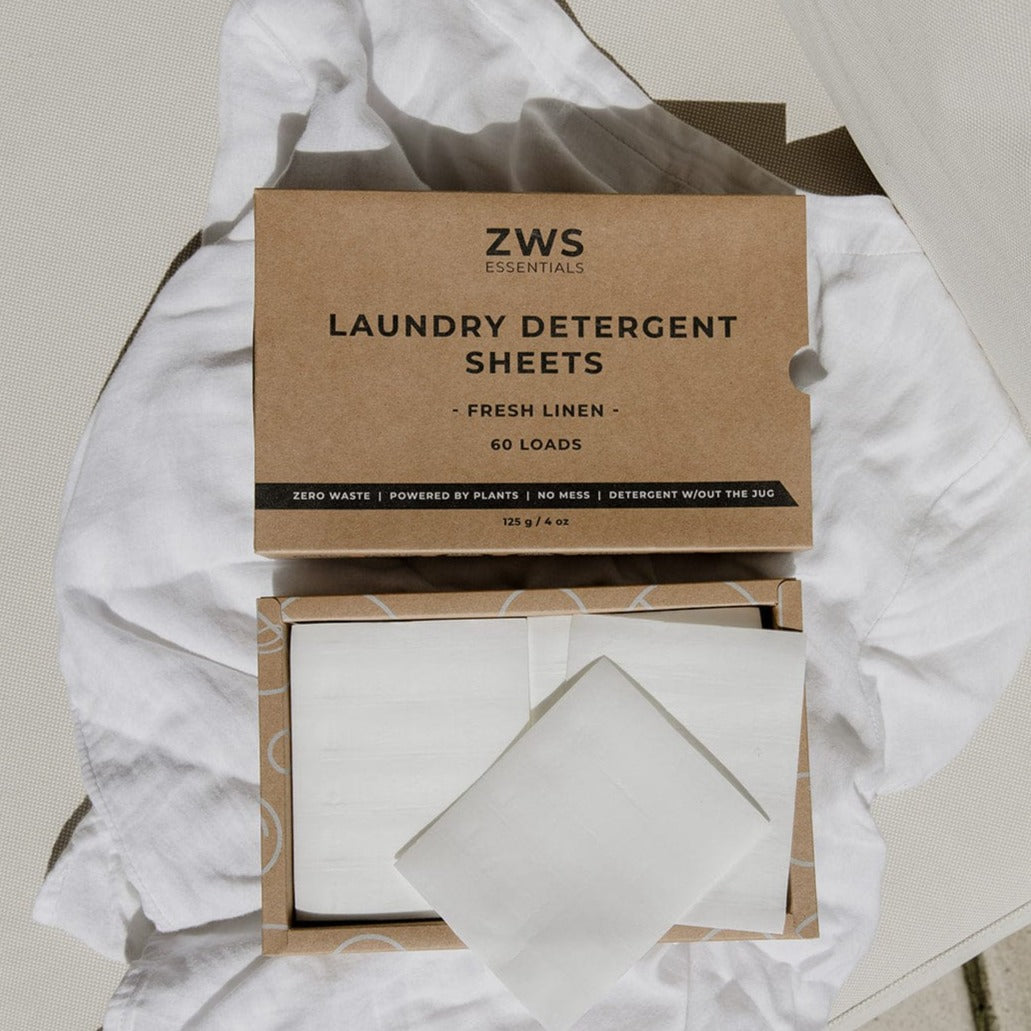 Sustainable Laundry Detergent Sheets