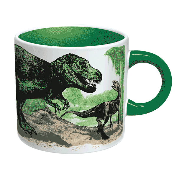 Disappearing Dinosaurs Transforming Mug