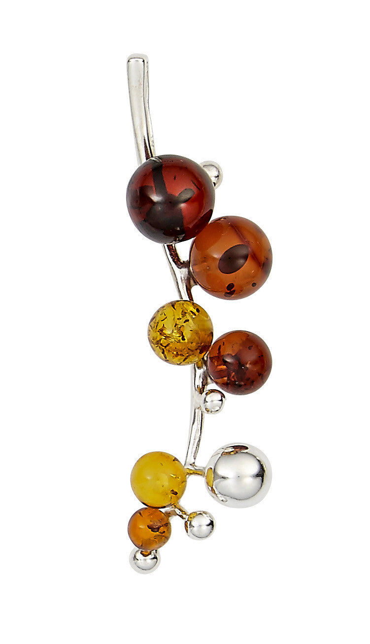 Berry Cluster Amber Necklace