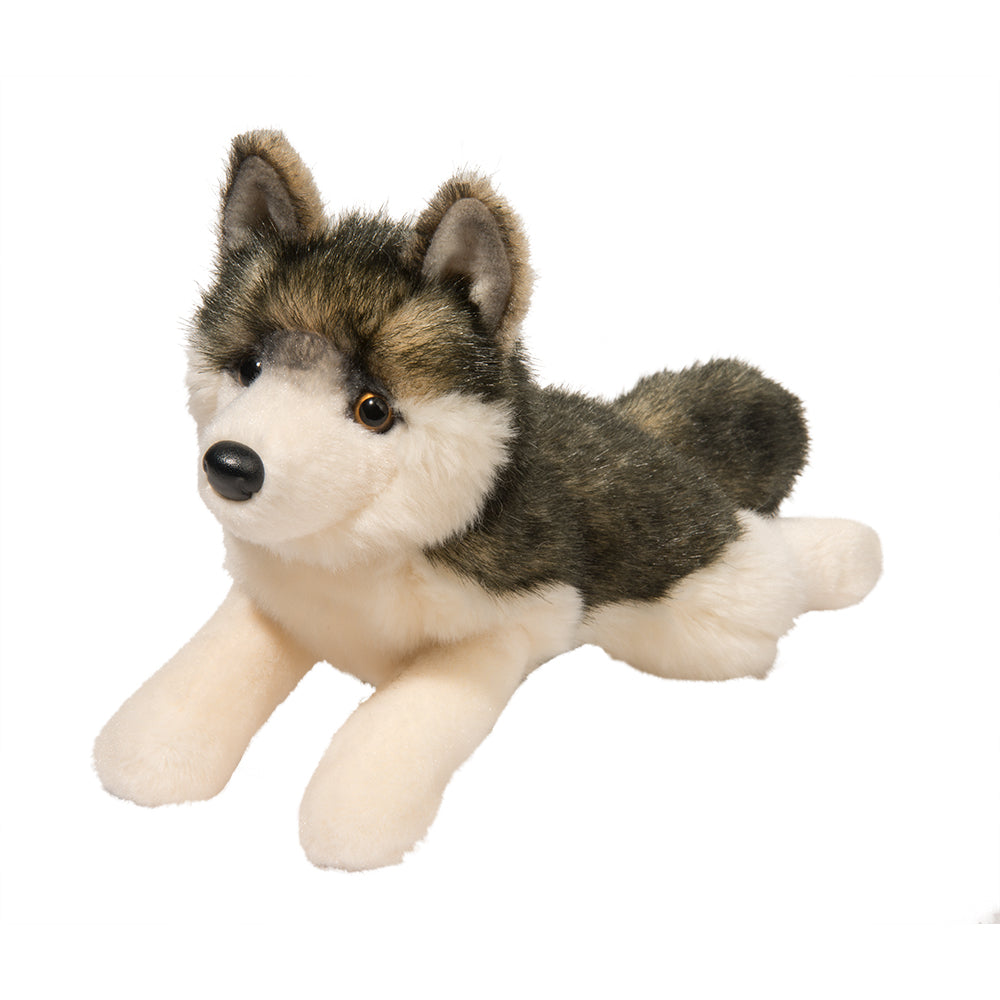 Laying Wolf Plush
