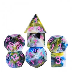 Four-Color Brushed Dice
