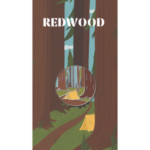 Redwood National Parks Enamel Pin