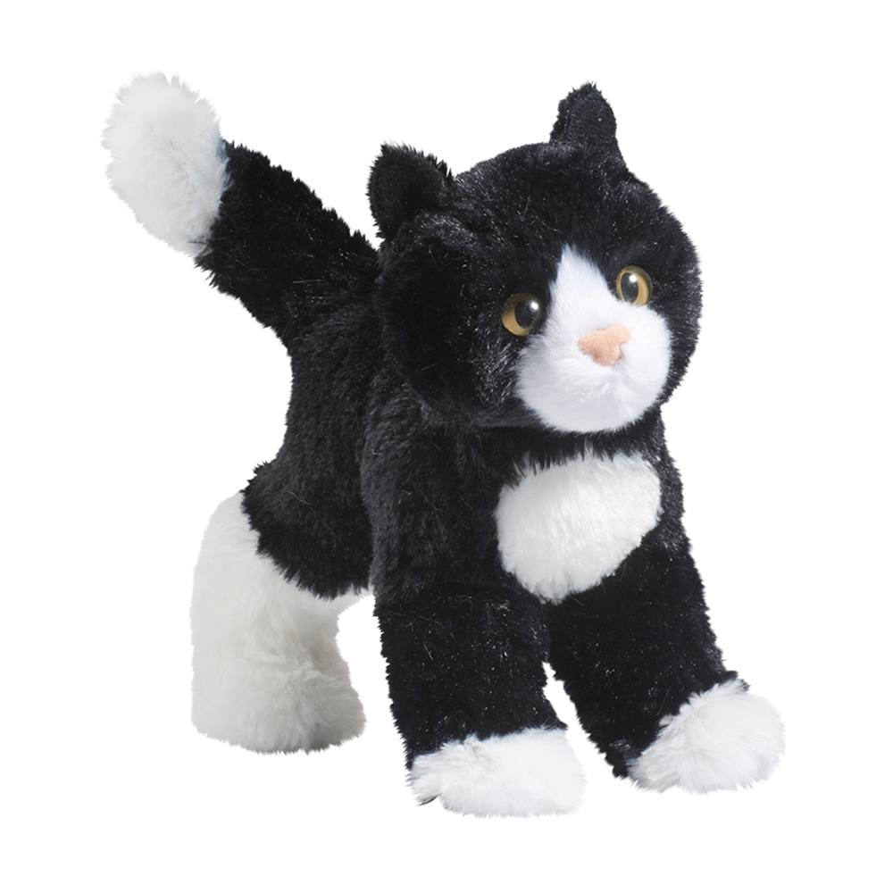 Black & White Cat Plush
