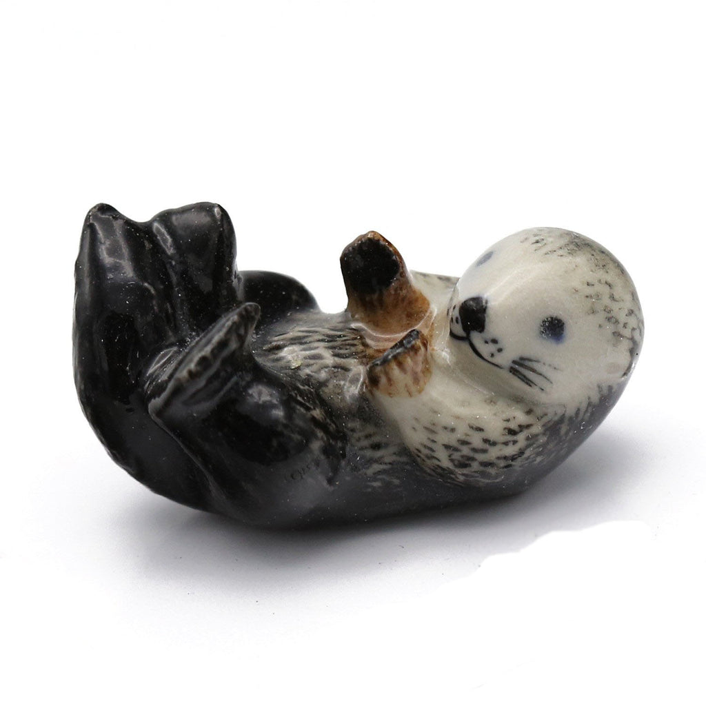 Sea Otter Porcelain Miniature