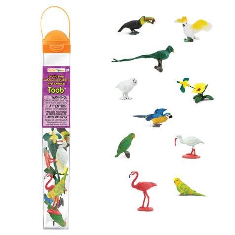Exotic Birds Toob Figurines