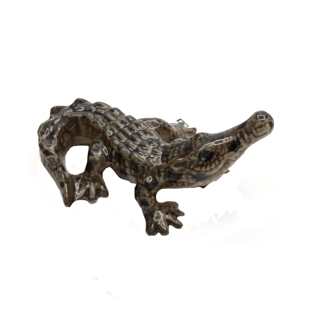 Crocodile Porcelain Miniature