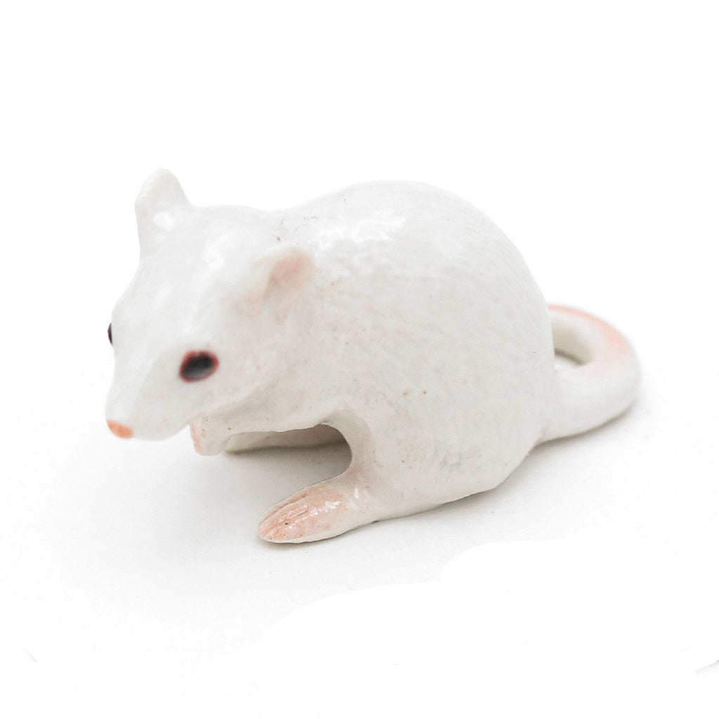 White Mouse Porcelain Miniature