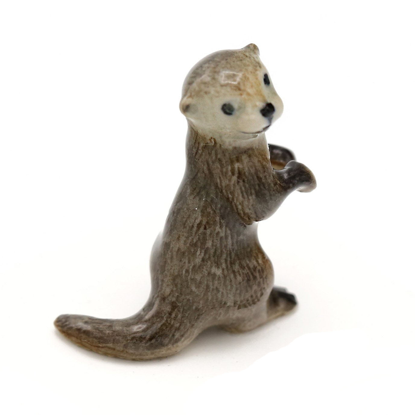 Asian Otter Porcelain Miniature
