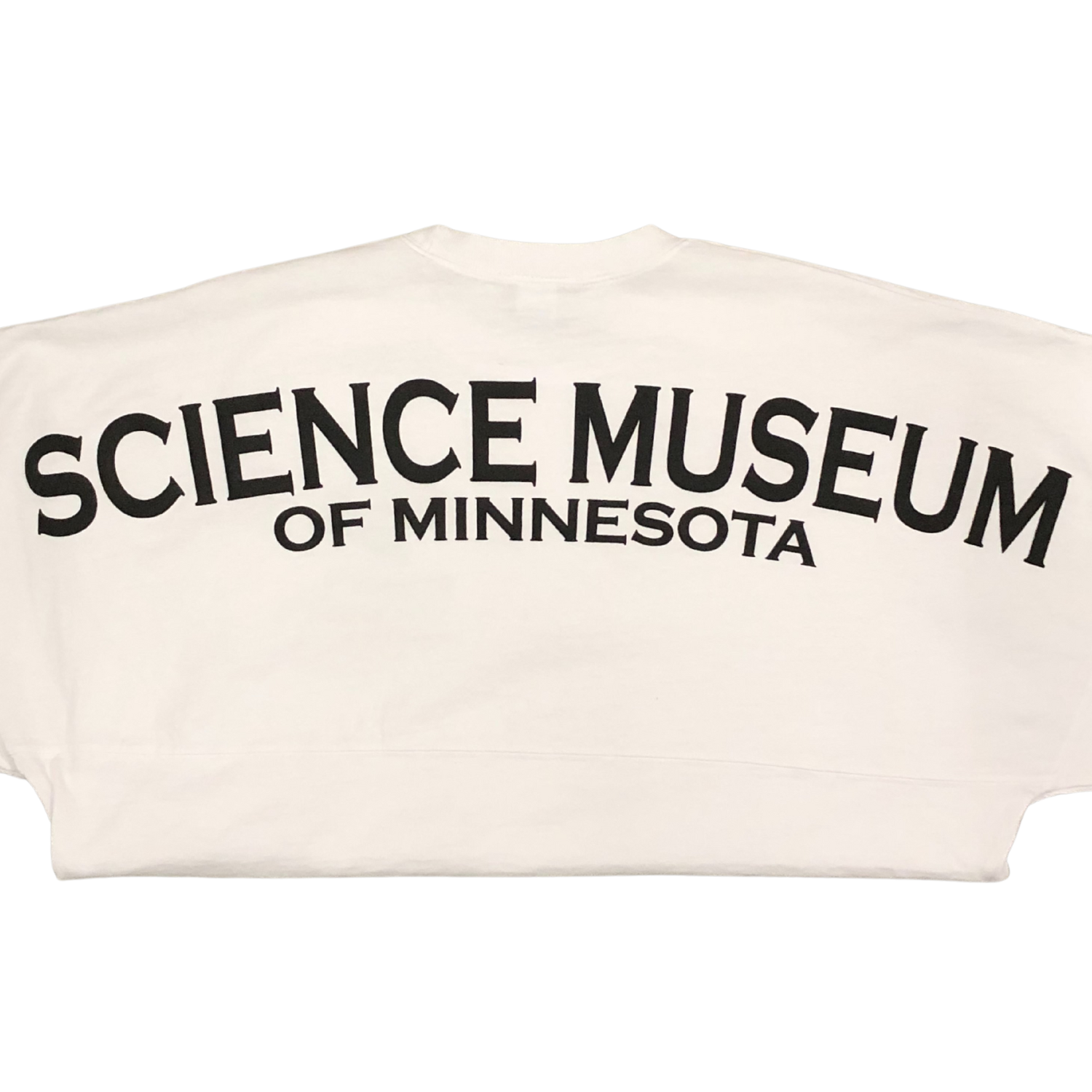 Science Museum of Minnesota White Long-Sleeve Logo Shirt (Adult)