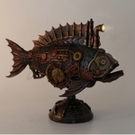 Steampunk Submarine Melanocetus Supero Duo with Light