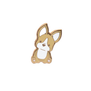Corgi Sit Enamel Pin