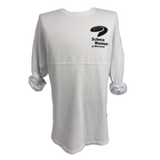 Science Museum of Minnesota White Long-Sleeve Logo Shirt (Adult)