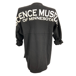 Science Museum of Minnesota Black Long-Sleeve Logo Shirt (Adult)