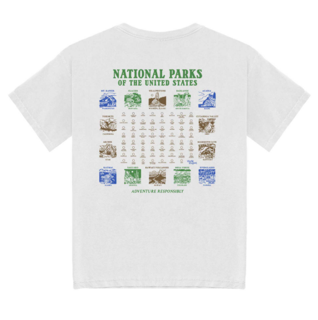 National Parks Pictogram T-Shirt (Adult)