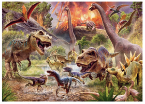 Dinosaur Dash 60 Piece Puzzle