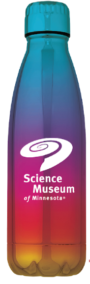 Science Museum of Minnesota Rainbow Water Bottle Thermos