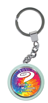 Science Museum of Minnesota Tie-dye Logo Spinner Keychain
