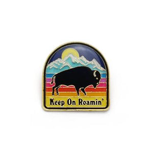 Keep On Roamin Enamel Pin