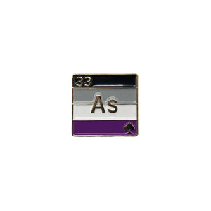 Asexual Pride Enamel Pin