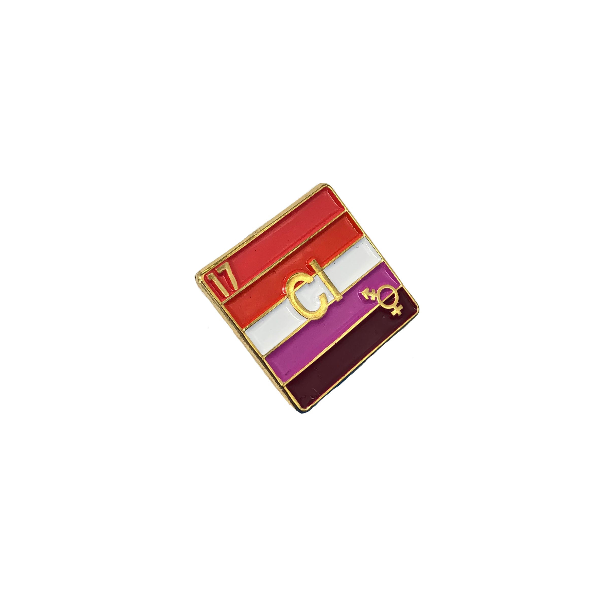 Inclusive Lesbian Pride Enamel Pin