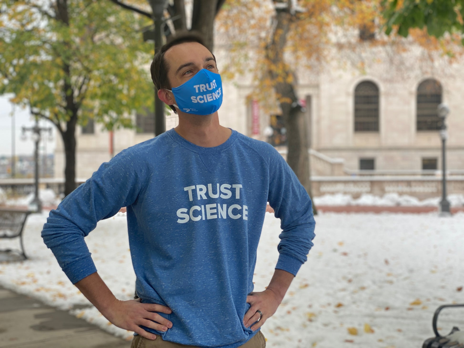 Trust Science crewneck sweatshirt