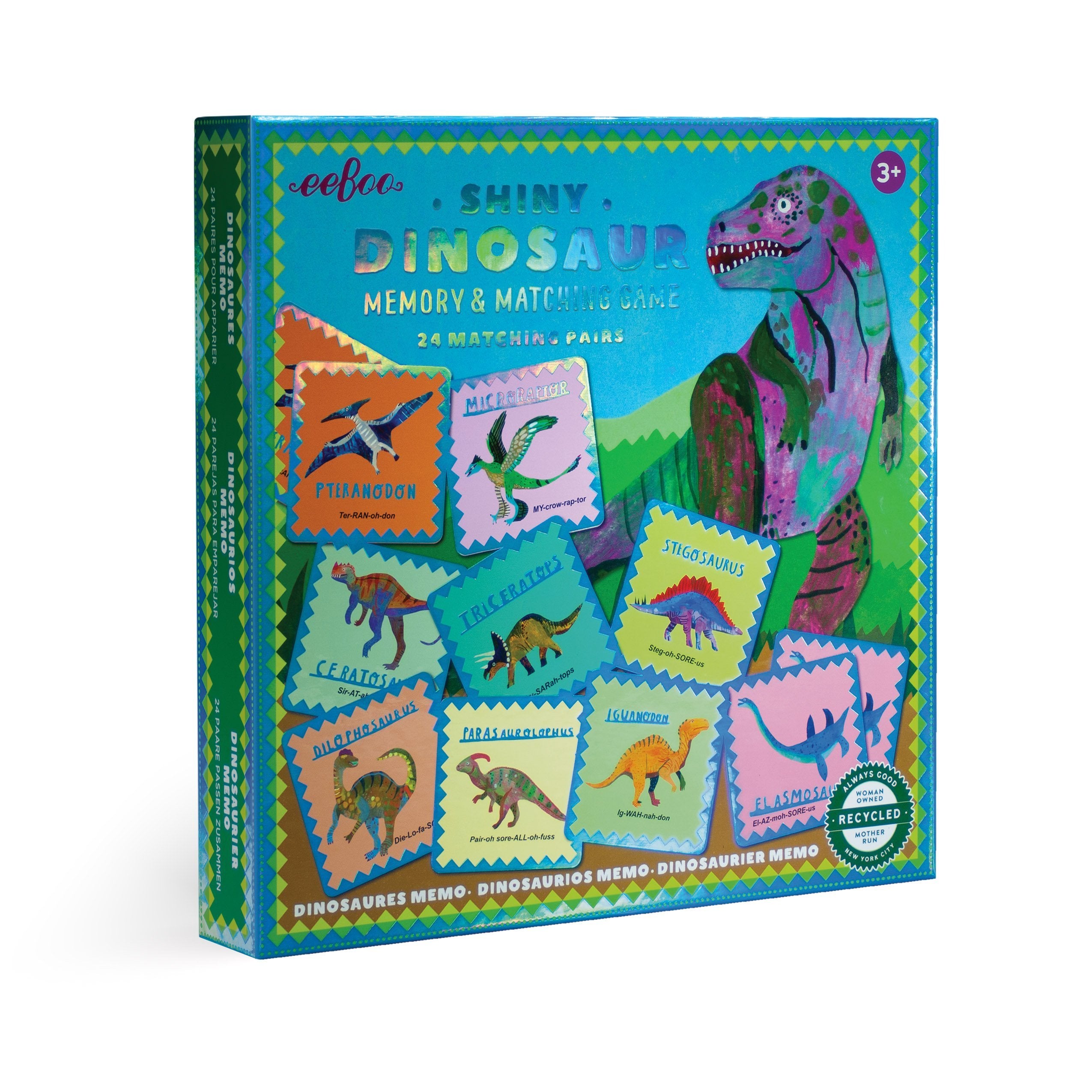 Shiny Dinosaur Memory & Matching Game