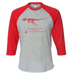 T-rex 3/4 Sleeve Shirt (Adult)