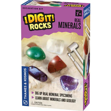 I Dig It Real Minerals Excavation Kit