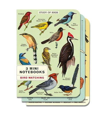 Bird Watching 3 Mini Notebooks