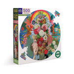 Theatre of Flowers 500 Piece Round Puzzle