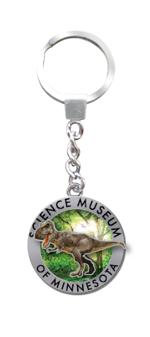 Science Museum of Minnesota T-rex Spinner Keychain
