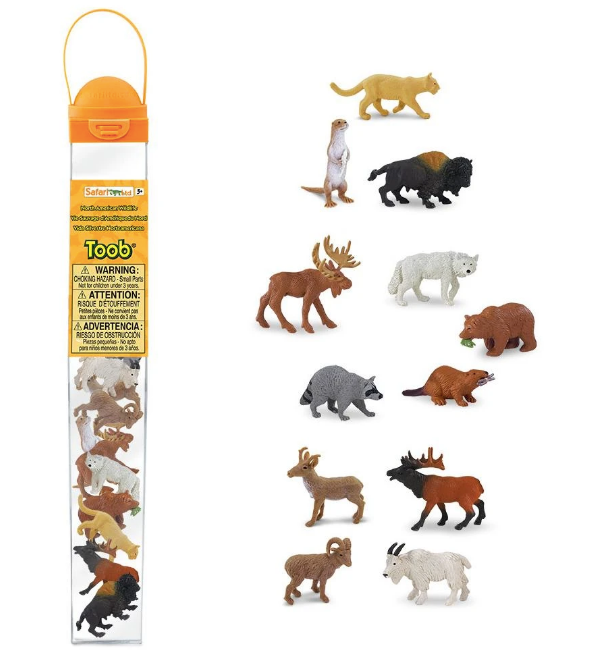 North American Wildlife Toob Figurines