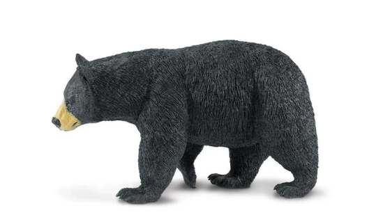 Large Black Bear Figurine