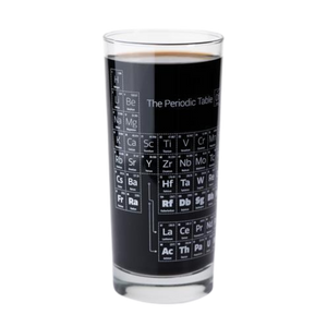 Periodic Table Drinking Glass