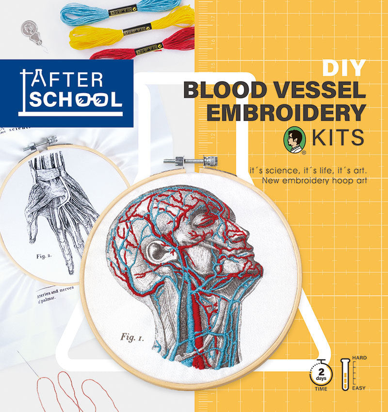 DIY Blood Vessel Embroidery Kits