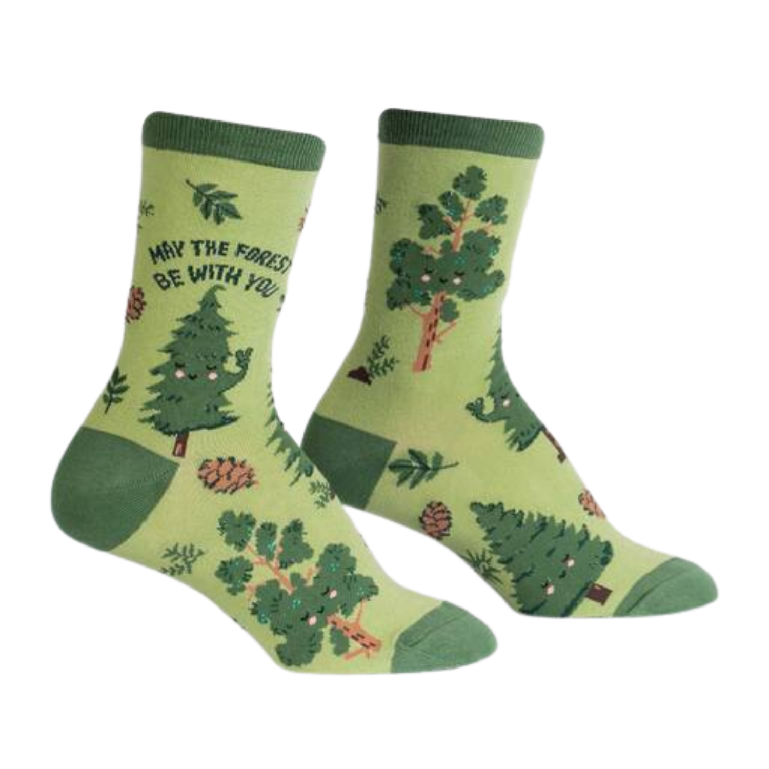 May the Forest be With You Crew Socks